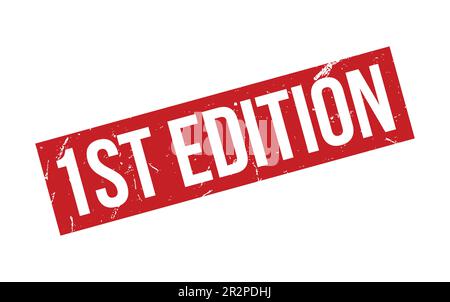 1st Edition Rubber Stamp Seal Vector Stock Vector