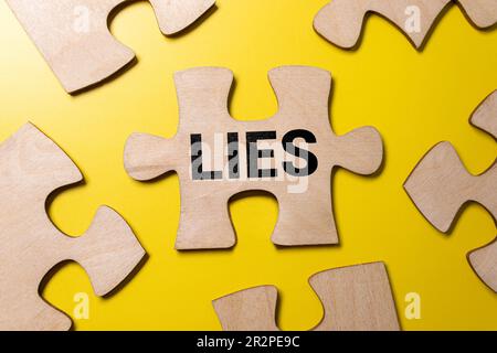word made with building blocks isolated on white. Stock Photo