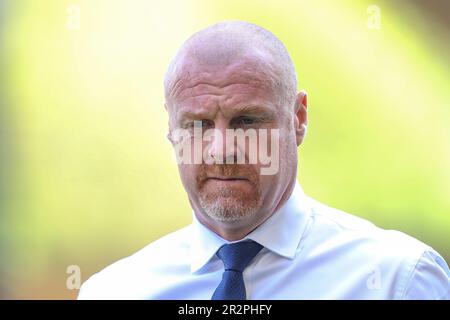 Sean Dyche manager of Everton during the Premier League match Wolverhampton Wanderers vs Everton at Molineux, Wolverhampton, United Kingdom, 20th May 2023  (Photo by Gareth Evans/News Images) Stock Photo