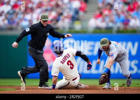 Chicago Cubs' Dansby Swanson before a baseball game, Sunday, May 21, 2023,  in Philadelphia. (AP Photo/Matt Rourke Stock Photo - Alamy