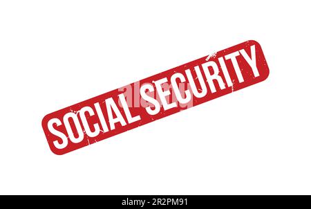 Social Security Rubber Stamp Seal Vector Stock Vector