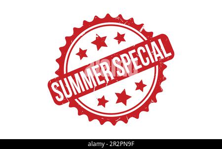 Summer Special Rubber Stamp Seal Vector Stock Vector