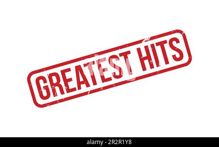 Greatest Hits Rubber Stamp Seal Vector Stock Vector