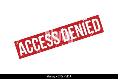 Access Denied Rubber Stamp Seal Vector Stock Vector