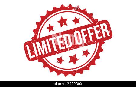 Limited Offer Rubber Stamp Seal Vector Stock Vector