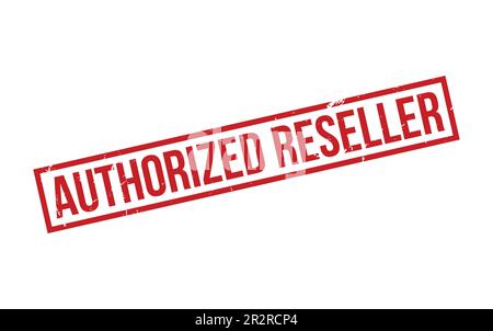 Authorized reseller Rubber Stamp Seal Vector Stock Vector