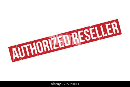 Authorized reseller Rubber Stamp Seal Vector Stock Vector
