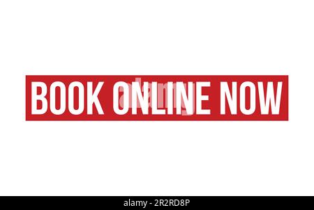 Book Online Now Rubber Stamp Seal Vector Stock Vector