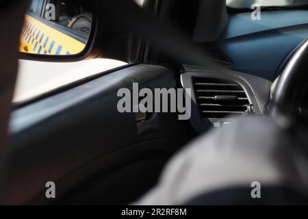 car air conditioner grid pane, Stock Photo
