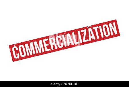 Commercialization rubber grunge stamp seal vector Stock Vector