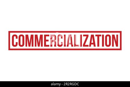 Commercialization rubber grunge stamp seal vector Stock Vector