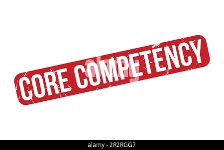 Core Competency rubber grunge stamp seal vector Stock Vector