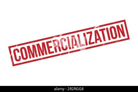 Commercialization rubber grunge stamp seal vector Stock Vector