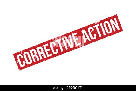 Corrective Action Rubber Stamp Seal Vector Stock Vector