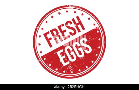 Fresh eggs Rubber Stamp Seal Vector Stock Vector