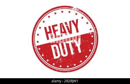 Heavy duty rubber stamp Royalty Free Vector Image
