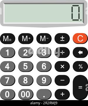 calculator icon vector design Stock Vector