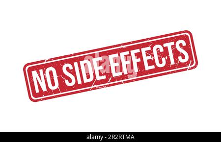 No Side Effects Rubber Stamp Seal Vector Stock Vector