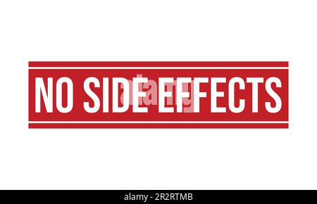 No Side Effects Rubber Stamp Seal Vector Stock Vector