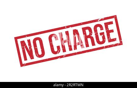 No Charge Rubber Stamp Seal Vector Stock Vector