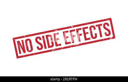 No Side Effects Rubber Stamp Seal Vector Stock Vector
