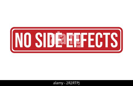No Side Effects Rubber Stamp Seal Vector Stock Vector