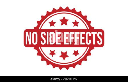 No Side Effects Rubber Stamp Seal Vector Stock Vector