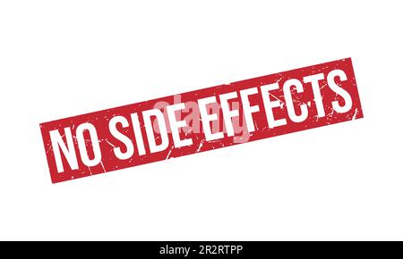 No Side Effects Rubber Stamp Seal Vector Stock Vector