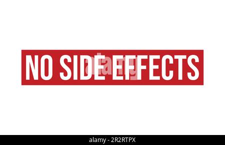No Side Effects Rubber Stamp Seal Vector Stock Vector