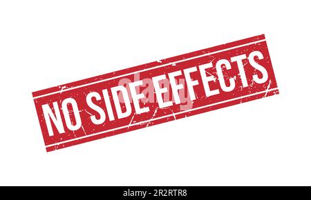No Side Effects Rubber Stamp Seal Vector Stock Vector