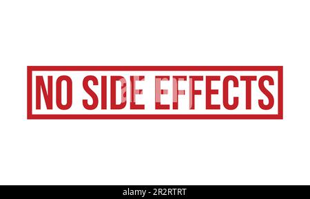No Side Effects Rubber Stamp Seal Vector Stock Vector