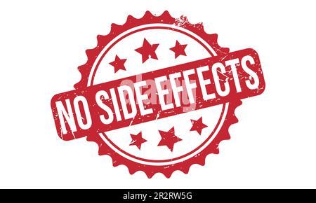 No Side Effects Rubber Stamp Seal Vector Stock Vector