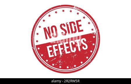 No Side Effects Rubber Stamp Seal Vector Stock Vector