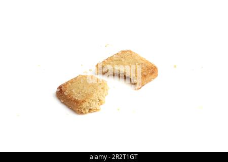 Danish butter cookie isolated on white background Stock Photo