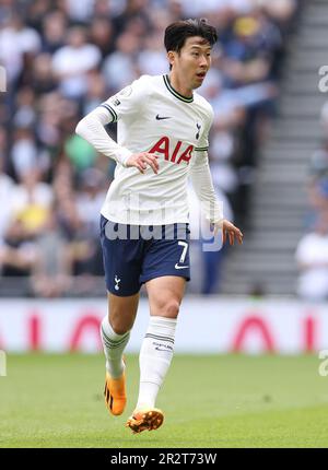 London, UK. 20th May, 2023. Son Heung-Min of Tottenham Hotspur during the Premier League match at the Tottenham Hotspur Stadium, London. Picture credit should read: Paul Terry/Sportimage Credit: Sportimage Ltd/Alamy Live News Stock Photo