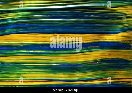 Abstract colorful background with horizontal stripes. Mixed color striped background. Stock Photo