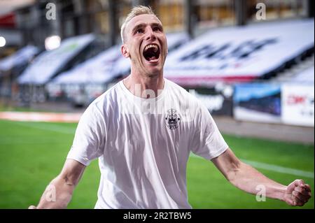 Horsens, Denmark. 19th, May 2023. Tobias Salquist of Silkeborg IF seen after the 3F Superliga match between AC Horsens and Silkeborg IF at Nordstern Arena Horsens in Horsens. (Photo credit: Gonzales Photo - Morten Kjaer). Stock Photo