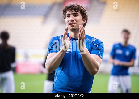 Horsens, Denmark. 19th, May 2023. Alexander Lind of Silkeborg IF seen after the 3F Superliga match between AC Horsens and Silkeborg IF at Nordstern Arena Horsens in Horsens. (Photo credit: Gonzales Photo - Morten Kjaer). Stock Photo
