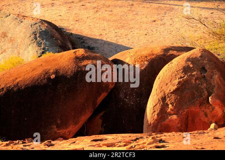 Granite stone formations, Baladjie Nature Reserve, Boodarockin, Western ...
