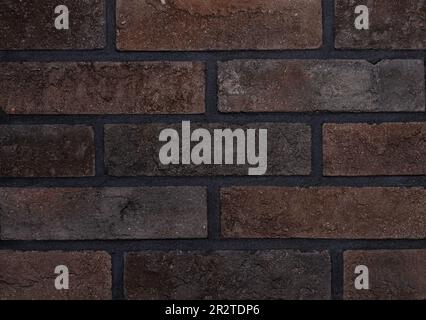 Dark Brick Background Stock Photo