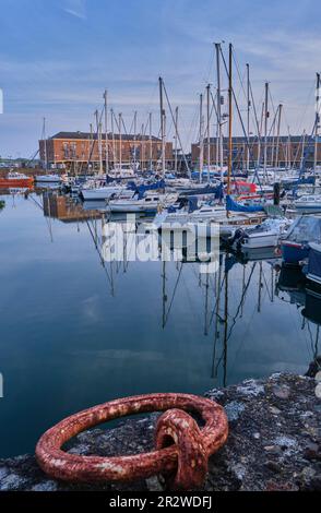 Milford Waterfront, Milford Haven, Pembrokeshire Stock Photo