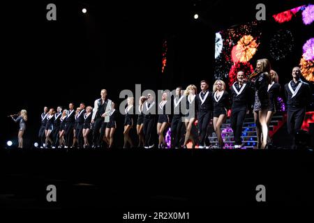 Cluj Napoca, Romania. 18th May, 2023. Michael Flatley's Lord of the Dance: 25 years of Standing Ovations, Cluj-Napoca, 18 May 2023 (Photo by Flaviu Buboi/NurPhoto)0 Credit: NurPhoto SRL/Alamy Live News Stock Photo