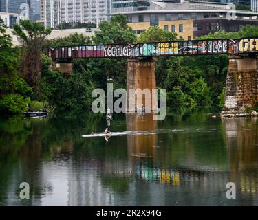 Urban Rowers Stock Photo