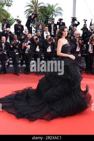 Cannes, France. 21st May, 2023. Sara Sampaio attends the 'Killers Of The Flower Moon' red carpet at the 76th annual Cannes film festival at Palais des Festivals on May 20, 2023 in Cannes, France. Photo: DGP/imageSPACE/MediaPunch Credit: MediaPunch Inc/Alamy Live News Stock Photo