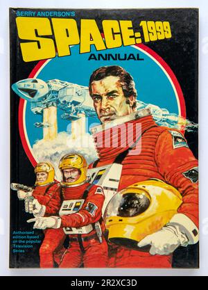 Annual published in 1977 dedicated to Gerry Anderson's Space 1999 TV series Stock Photo