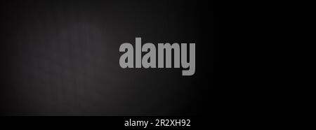 Metal black background. Empty text space with geometric shadow on dark texture Stock Photo