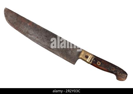 Polish presentation hunting knife with etched blade with forest scene and  inscribed DARZ BOR (traditional greeting of Polish hunters), etched buck  h Stock Photo - Alamy