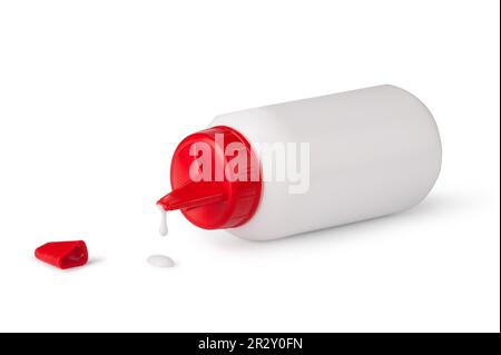 glue tube isolated on white Stock Photo