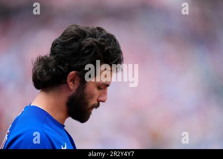 Chicago Cubs' Dansby Swanson before a baseball game, Sunday, May 21, 2023,  in Philadelphia. (AP Photo/Matt Rourke Stock Photo - Alamy