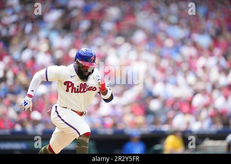 Philadelphia Phillies' Josh Harrison plays during a baseball game,  Saturday, April 22, 2023, in Philadelphia. (AP Photo/Matt Slocum Stock  Photo - Alamy